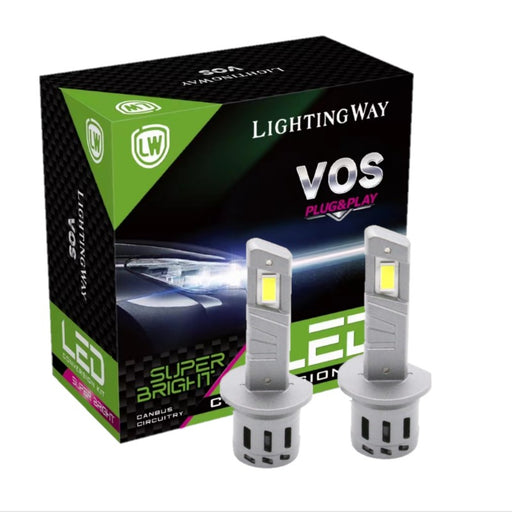 H1 Fog lights high beam led replacement plug and play- high quality led bulb- Lightingway