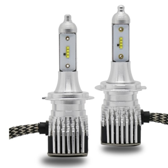 LED LAMPS KIT/SET PHILIPS H7 LED 4000lm 6500K