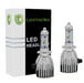 Low Beam - H3 LED Headlight Kit - 6000K 8000LM With Philips  ZES Chips - LightingWay